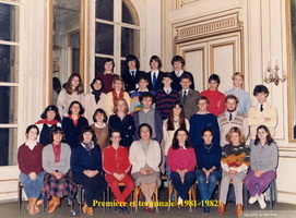 1981-1982 Classe 1 et Terminale